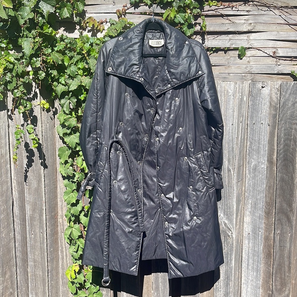 MM6 MAISON MARGIELA PUFFER LONGLINE COAT SIZE 42 - Picture 5 of 8